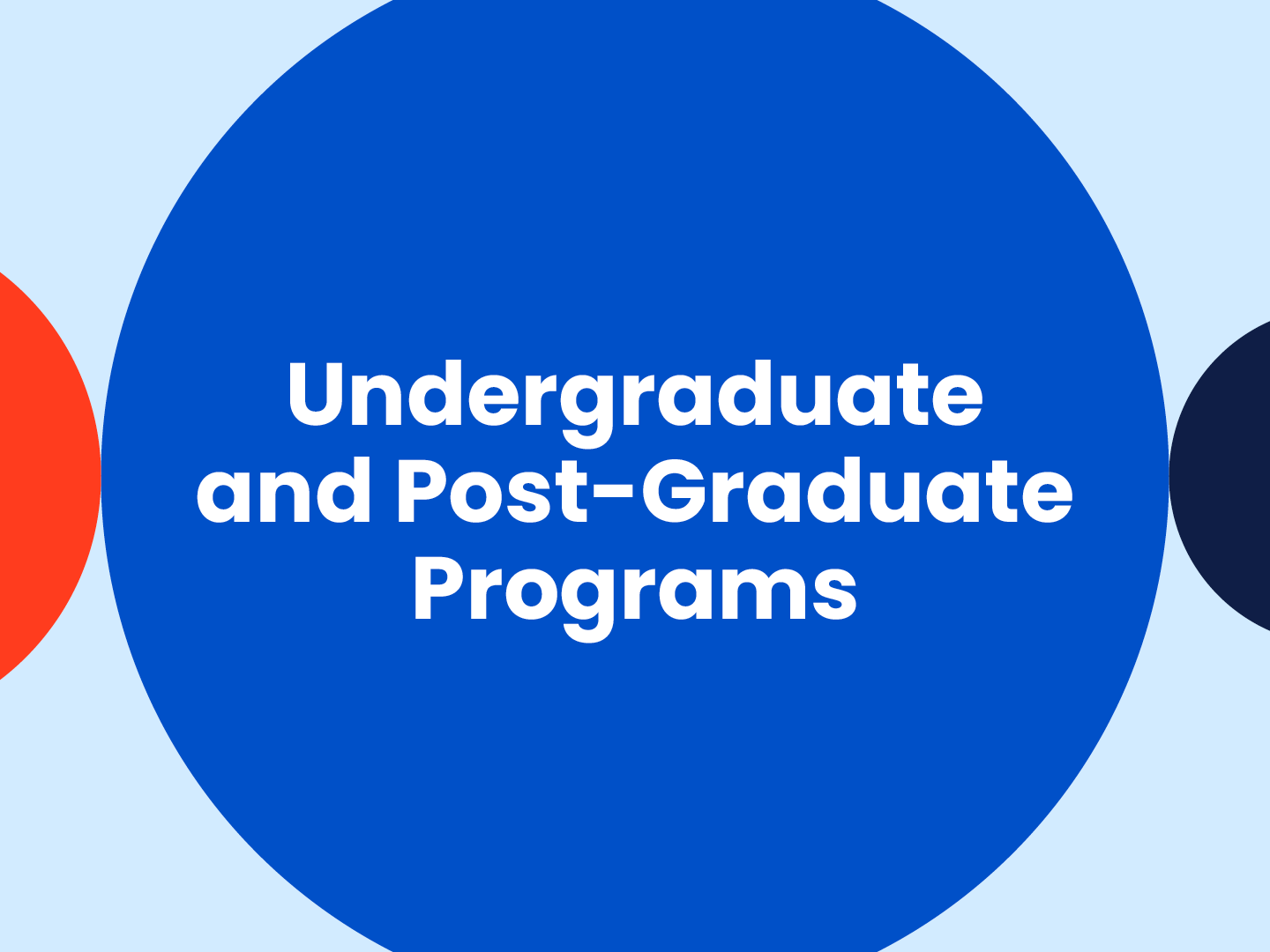 Undergraduate and Postgraduate